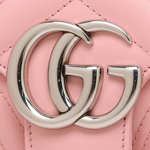 Gucci Shoulder Bag GG Marmont Pink - Picture 8 of 8